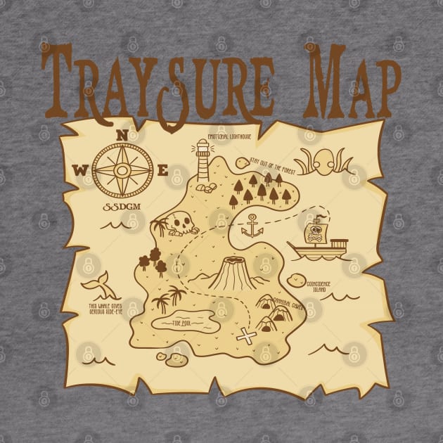 Traysure Map by frickinferal